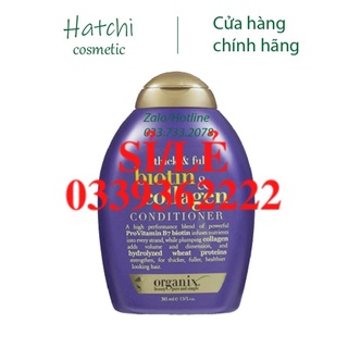 [ CHÍNH HÃNG ] Lẻ Dầu Xả Biotin Collagen Giúp Chống Rụng &amp; Kích Thích Mọc Tóc 385ml