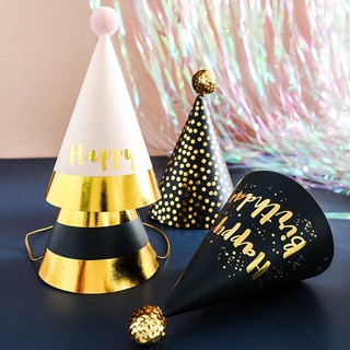 Mũ sinh Nhật kích thước cao khoảng 16cm* đường kính 11cm dành cho người lớn và trẻ em