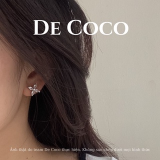 [Mã SKAMCLU8 giảm 10% cho đơn từ 100K] Khuyên tai mix kẹp vành hình hoa Daria De Coco
