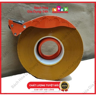Băng Dính 1Kg lõi nhựa 5mm giá siêu rẻ. Lõi nhựa mỏng. 2 màu Vàng Tranh Và Đục-Giadung24h