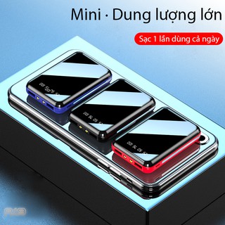 Sạc dự phòng,Pin sạc dự phòng Cát Thái A19 dung lượng 9000mAh siêu nhỏ gọn dễ dàng bỏ túi màn hình Full kính
