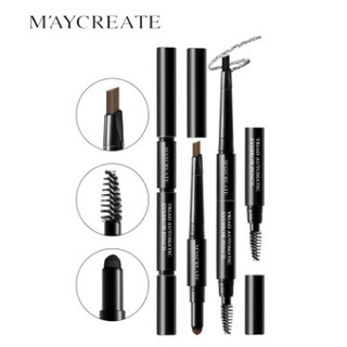 Chì Kẻ Mày 2 Đầu Kèm Cọ Chải Maycreate - T158