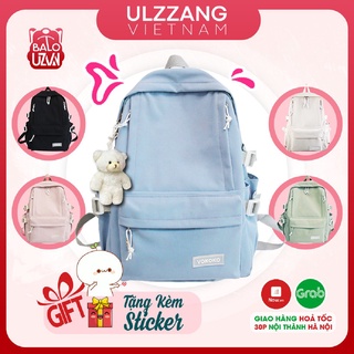 Balo nữ đi học thời trang Ulzzang Hàn Quốc, cặp sách đẹp hàng cao cấp dễ thương, túi xách học sinh chống nước.