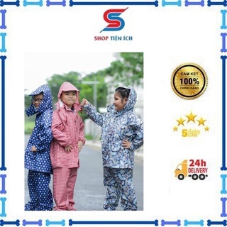 Áo mưa trẻ em siêu bền nhẹ cho trẻ từ 4 đến 13 tuổi -Shop Tiện Ích