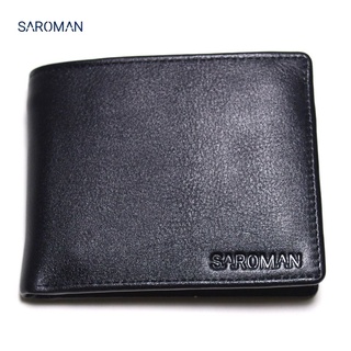 [Mã BMBAU50 giảm 7% tối đa 50K đơn 99K] Ví Nam Da Bò Cao Cấp SAROMAN SR-V02 Phong Cách Lịch Lãm Nhiều Ngăn Tiện Lợi