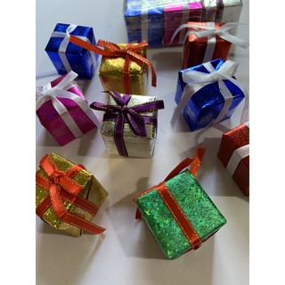 Set 9 Hộp Quà Trang Trí Cây Thông Noel Giáng Sinh