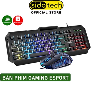 Bàn Phím Máy Tính Gaming RGB SIDOTECH LDK V4 Pro Có Dây / Đèn LED RGB Chống Nước Chơi Game Máy Tính Esport - Chính Hãng