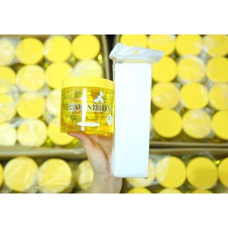 Sáp wax lông ong Horshion 750ml Tặng 100 Tờ Giấy Wax