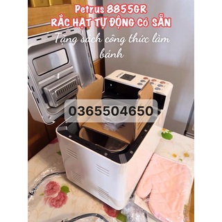 [Mã ELHADEV giảm 4% đơn 300K] Máy làm bánh mì PETRUS 8855GR- tặng sách làm bánh-hdsd tiếng việt