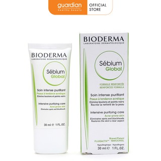 Kem giảm mụn Bioderma dành cho da hỗn hợp, da dầu đến da mụn (30ml)
