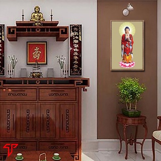 Tranh Phật Adida treo tường, tranh trang trí phòng thờ