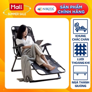 Ghế xếp thư giãn NIKITA NKT 2036, có thể thành giường gấp