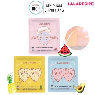 Mặt Nạ Lalarecipe Dưỡng Ẩm Làm Mát Da - Mặt Nạ Cấp Ẩm Vùng Mắt Và Má - Mặt Nạ Thạch Dưỡng Trắng Sáng Da Vùng Mắt, Gò Má