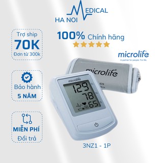 [BẢO HÀNH 5 NĂM 1 ĐỔI 1] Máy đo huyết áp Microlife BP 3NZ1-1P - CHÍNH HÃNG thương hiệu Thụy Sĩ