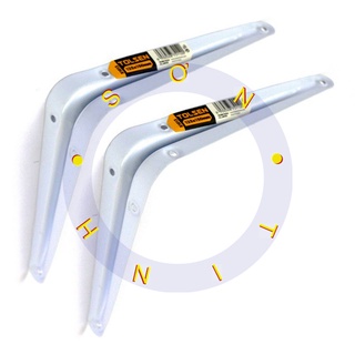 Lô 2 Cái Giá Để Kệ / Êke Chữ L Màu Trắng ( 75mm - 300mm ) Tolsen EKE