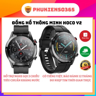 Đồng hồ thông minh Smart Watch Hoco Y2 hỗ trợ nghe gọi - Bảo hành 12 tháng