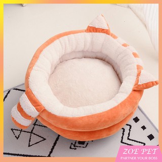Ổ nằm cho mèo hình con mèo dễ thương