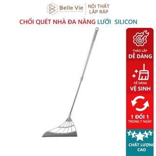 Chổi Quét Nhà BELLEVIE Chổi Lưỡi Silicon Đa Năng Quét Tóc, Bụi Bẩn Nhà Tắm Và Mặt Kính Dễ Dàng