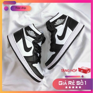 Giày thể thao jd1 High Twist ( Panda ) Đen Trắng, giày jd đỏ đen giày jd Cổ Cao Nam Nữ Hot Trend 2021 vtrắng