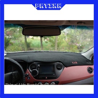 Thảm Taplo xe Hyundai Grand i10 thảm nỉ 3 lớp