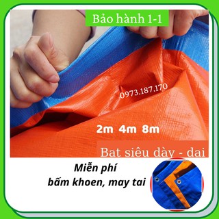 Bạt che mưa nắng làm bể bơi cắm trại đặt theo kích thước miễn phí may tai bấm khoen