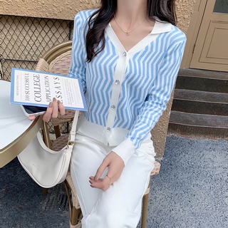 Áo khoác cardigan nữ dệt kim len mềm mịn tay dài họa tiết phong cách Hàn Quốc  2021 New Arival