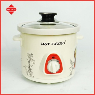 Nồi kho cá điện, Nồi nấu cháo chậm Đạt Tường 2.5L, Giữ Nguyên Tinh Chất Cho Món Ăn - [Giá Hủy Diệt]
