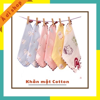 KHĂN LAU MẶT COTTON CHO BÉ YÊU, SIÊU MỀM MỊN