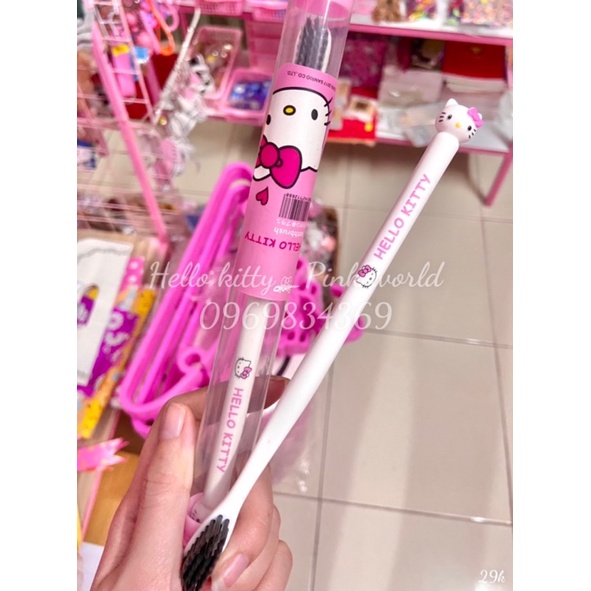 Ban chải đánh răng hello kitty