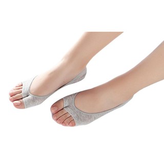 Đôi vớ hở ngón trơn màu kiểu dáng thoáng khí dành cho nữ
