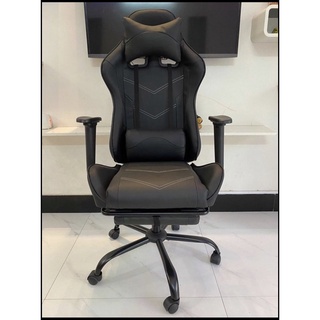 Ghế Gaming Masage có gác chân, ngả lưng 170° ngồi thoải mái