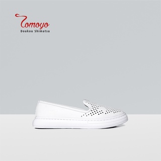 Giày Sneaker Nữ Tomoyo Da Microfiber "SIÊU NHẸ" TMW20907