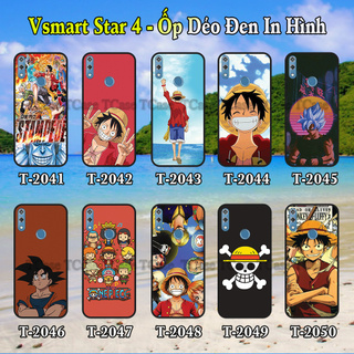 Ốp lưng Vsmart Star 4 dẻo đen in hình One Piece
