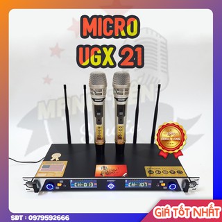 [Mã 154ELSALE2 giảm 7% đơn 300K] Micro không dây U.G.X 21 - 4 râu hàng chuẩn cao cấp loại 1