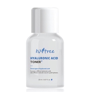 ( MINISIZE HÃNG 20ml) Toner dưỡng ẩm ISNTREE HYALURONIC ACID TONER