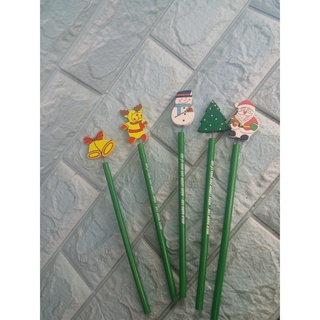 Combo 5 cây bút chì Noel ngộ nghĩnh cho bé