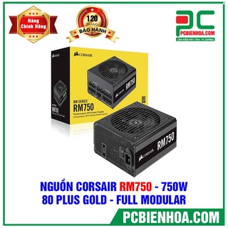 NGUỒN MÁY TÍNH CORSAIR RM750 - 750W 80 PLUS GOLD - FULL MODULAR