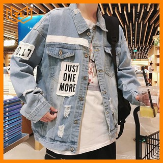 Áo khoác jeans nam thời trang cực đẹp TL822 Shop Thành Long chuyên áo khoác nam