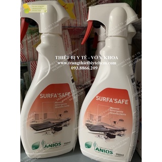 Surfa'safe - Dung dịch làm sạch và khử khuẩn các bề mặt 750ml