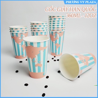 Set 50 cốc giấy hoạ tiết đủ size