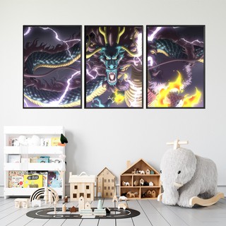 Tranh Canvas Kaido Tứ Hoàng - One Piece - Anime - Tranh Treo Tường