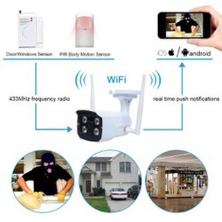 Camera Yoosee Ngoài Trời Kiêm Trung Tâm Báo Động
