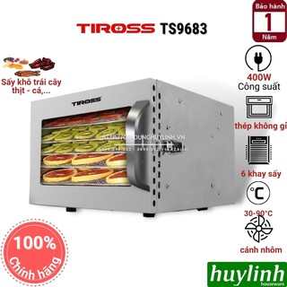 [Mã ELHAMS5 giảm 6% đơn 300K] Máy sấy trái cây, hoa quả, thực phẩm Tiross TS9683