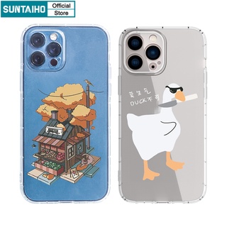 Ốp lưng iphone Ốp điện thoại SUNTAIHO bằng TPU thích hợp cho IPhone 7 8 Plus 11 pro max Xr Xs max 12 pro max 12 mini 13 pro max 13