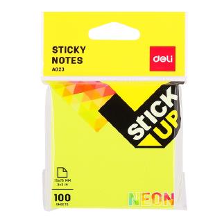 Giấy Nhắn Deli 3X3 A02302 - Màu Xanh Lá
