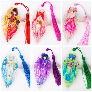 Bookmark Date a live gân lá đánh dấu sách kẹp sách tiện lợi dụng cụ học tập anime chibi quà tặng độc đáo