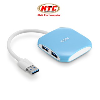 Hub chia cổng USB 3.0 SSK SHU300 từ 1 ra 4 cổng (nhiều màu)