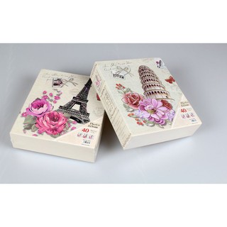 Album ảnh bìa hoa có hộp chứa 40 ảnh 13x18