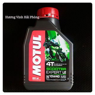 DÂU NHỚT MOTUL GA 800ML Scooter Expert LE 10W40