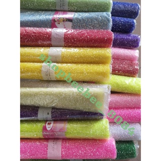 Lưới tuyết cuộn ,bó hoa tươi giấy lụa handmade quà tặng, trang trí oản tài lộc